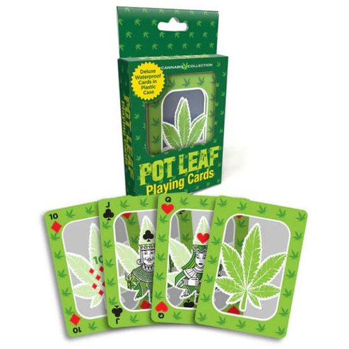 POT LEAF WATERPROOF PLAYING CARDS