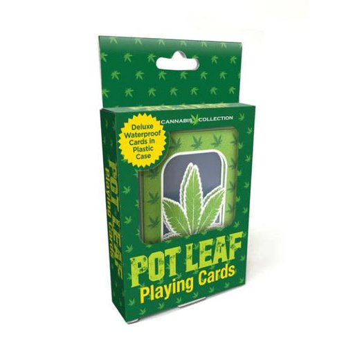 POT LEAF WATERPROOF PLAYING CARDS