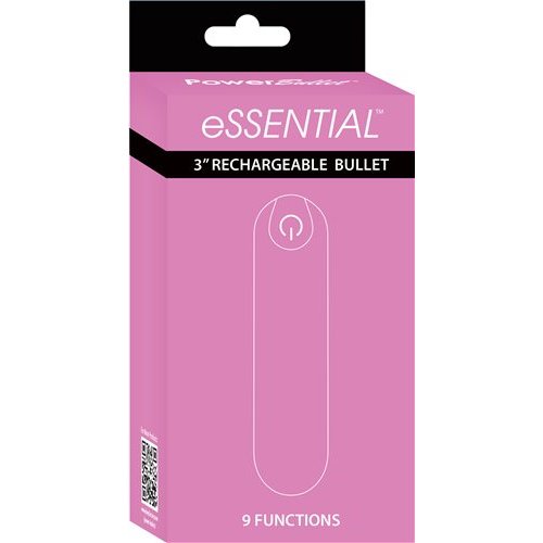 POWER BULLET ESSENTIAL 3.5IN RECHARGEABLE PINK - BMS57163
