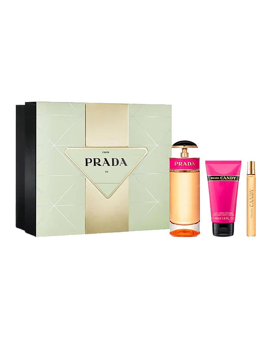 PRADA CANDY 3PC SET, WOMEN'S GIFT SET, EDP-Pinkfoxxx