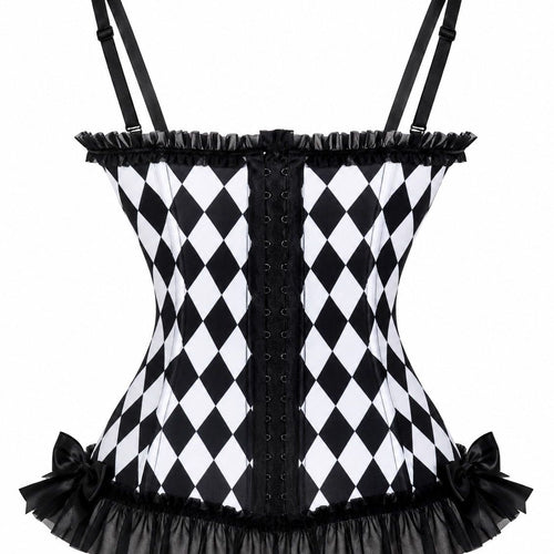 Lavish Dark Marionette Bustier Corset with Underwire Cups