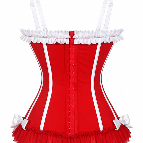 Lavish Heartbreaker Nurse Corset Bustier with Underwire Cups
