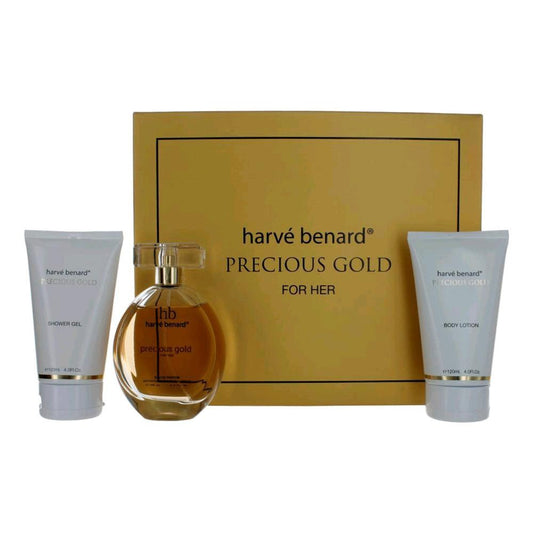 PRECIOUS GOLD 3PC SET, WOMEN'S PERFUME, EDP