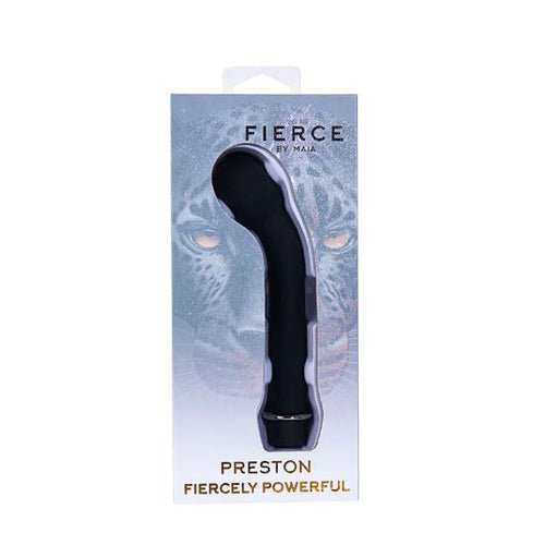 PRESTON SILICONE G-SPOT VIBE BLACK - MTMA2404BLACK