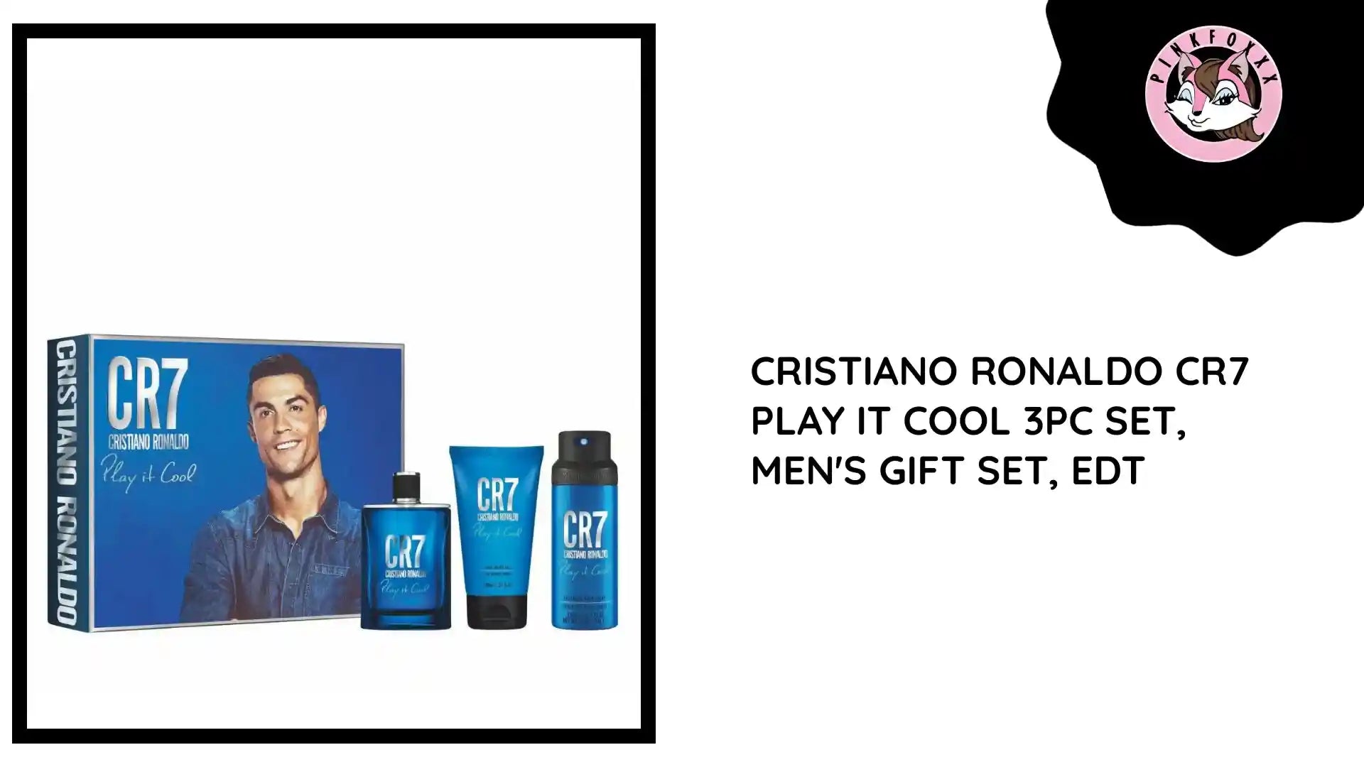 CRISTIANO RONALDO CR7 PLAY IT COOL 3PC SET, MEN'S GIFT SET, EDT by@Outfy