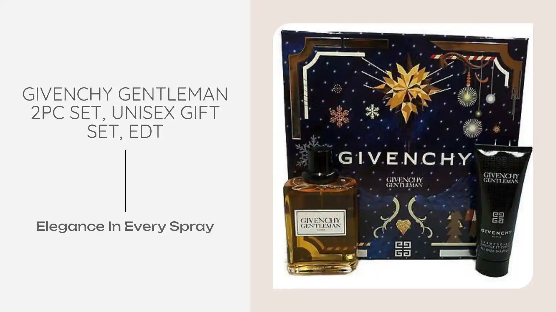 GIVENCHY GENTLEMAN 2PC SET, UNISEX GIFT SET, EDT by@Outfy