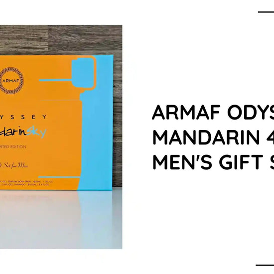 ARMAF ODYSSEY MANDARIN 4PC, MEN&#039;S GIFT SET, EDP by@Outfy