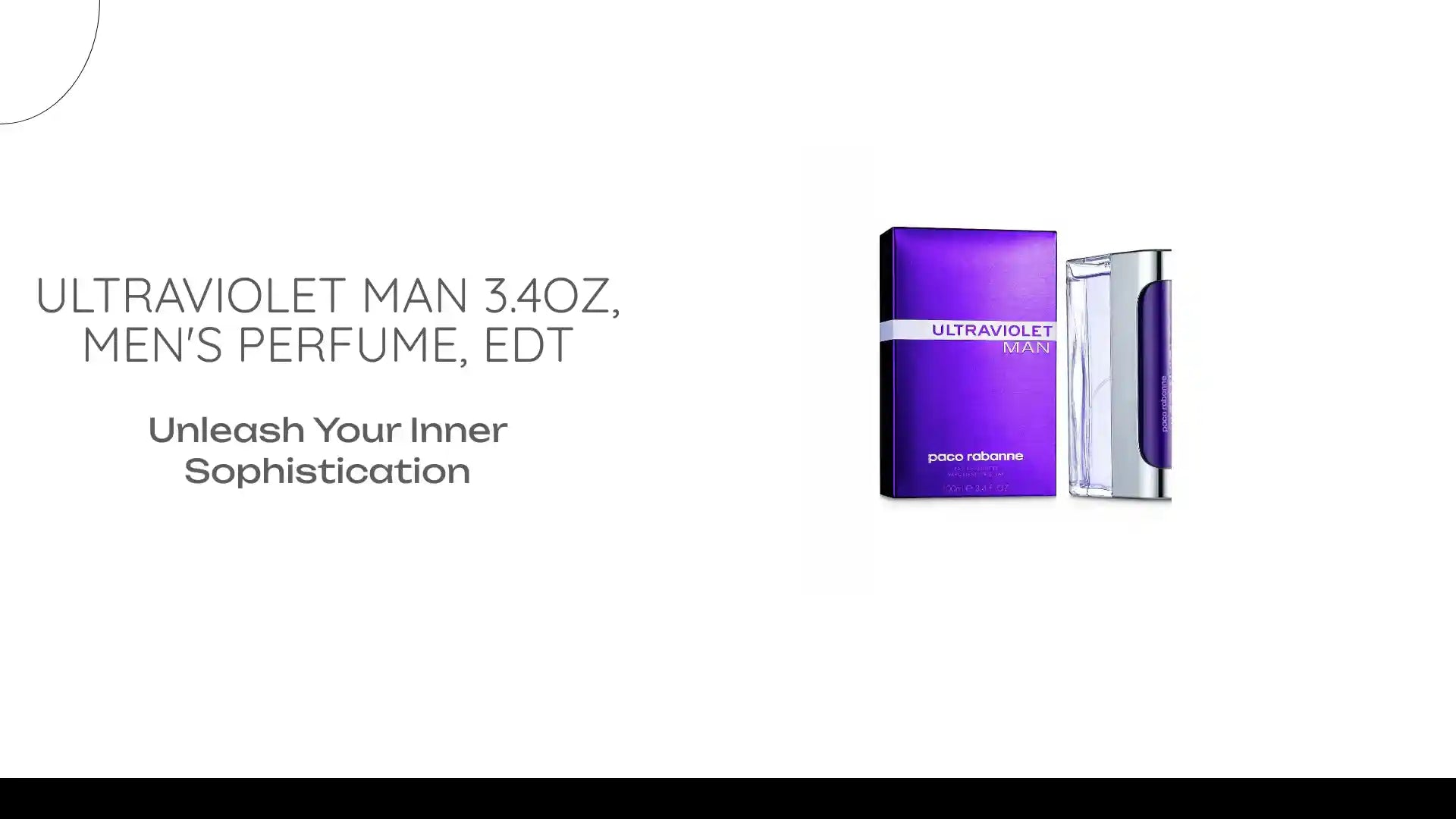 ULTRAVIOLET MAN 3.4OZ, MEN&#039;S PERFUME, EDT by@Outfy