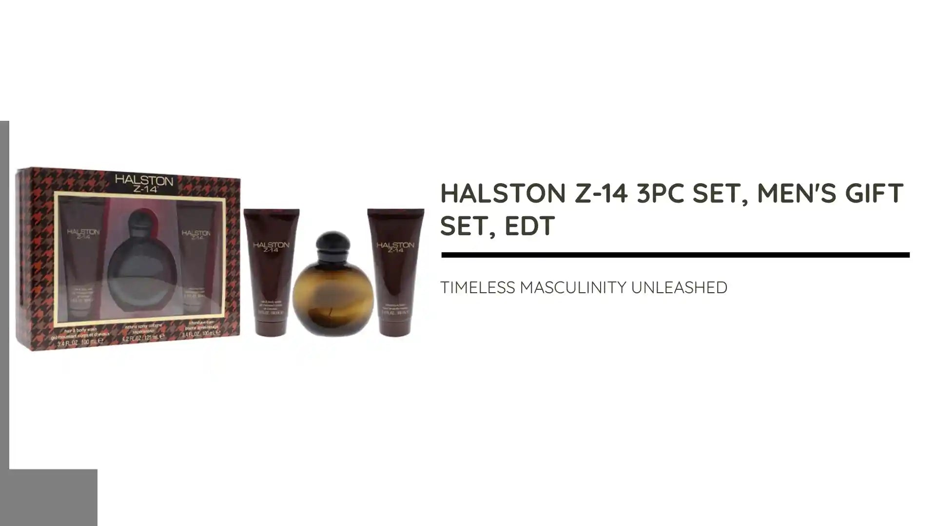 HALSTON Z-14 3PC SET, MEN'S GIFT SET, EDT by@Outfy