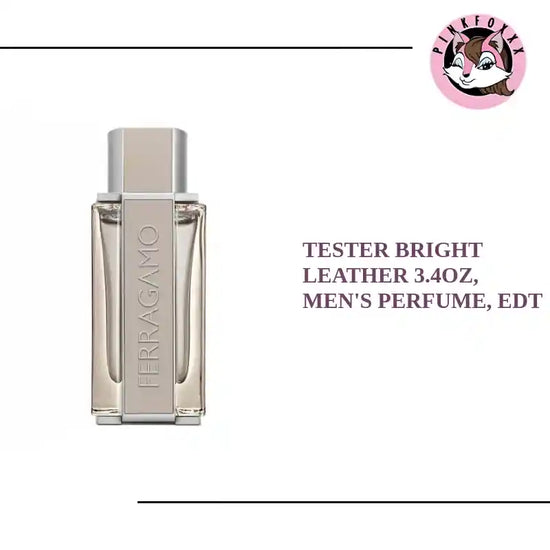 TESTER BRIGHT LEATHER 3.4OZ, MEN&#039;S PERFUME, EDT by@Outfy