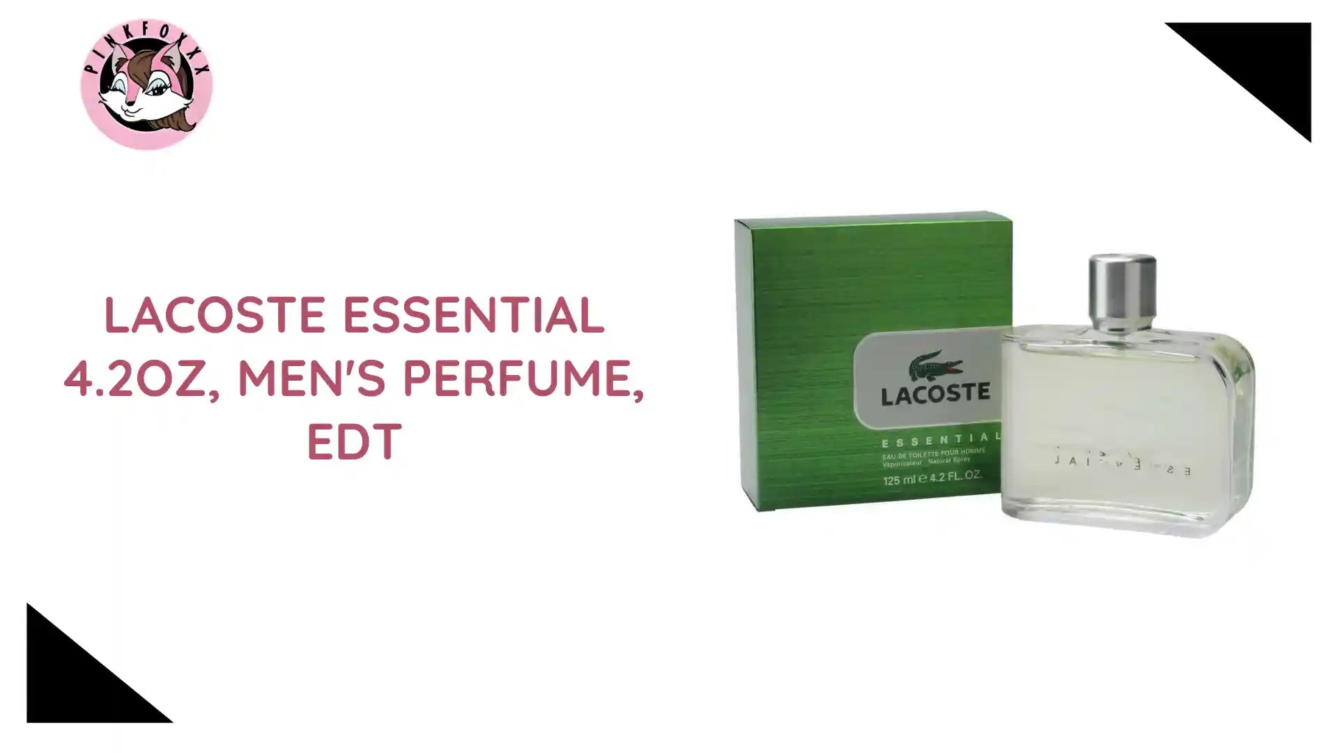 LACOSTE ESSENTIAL 4.2OZ, MEN'S PERFUME, EDT by@Outfy