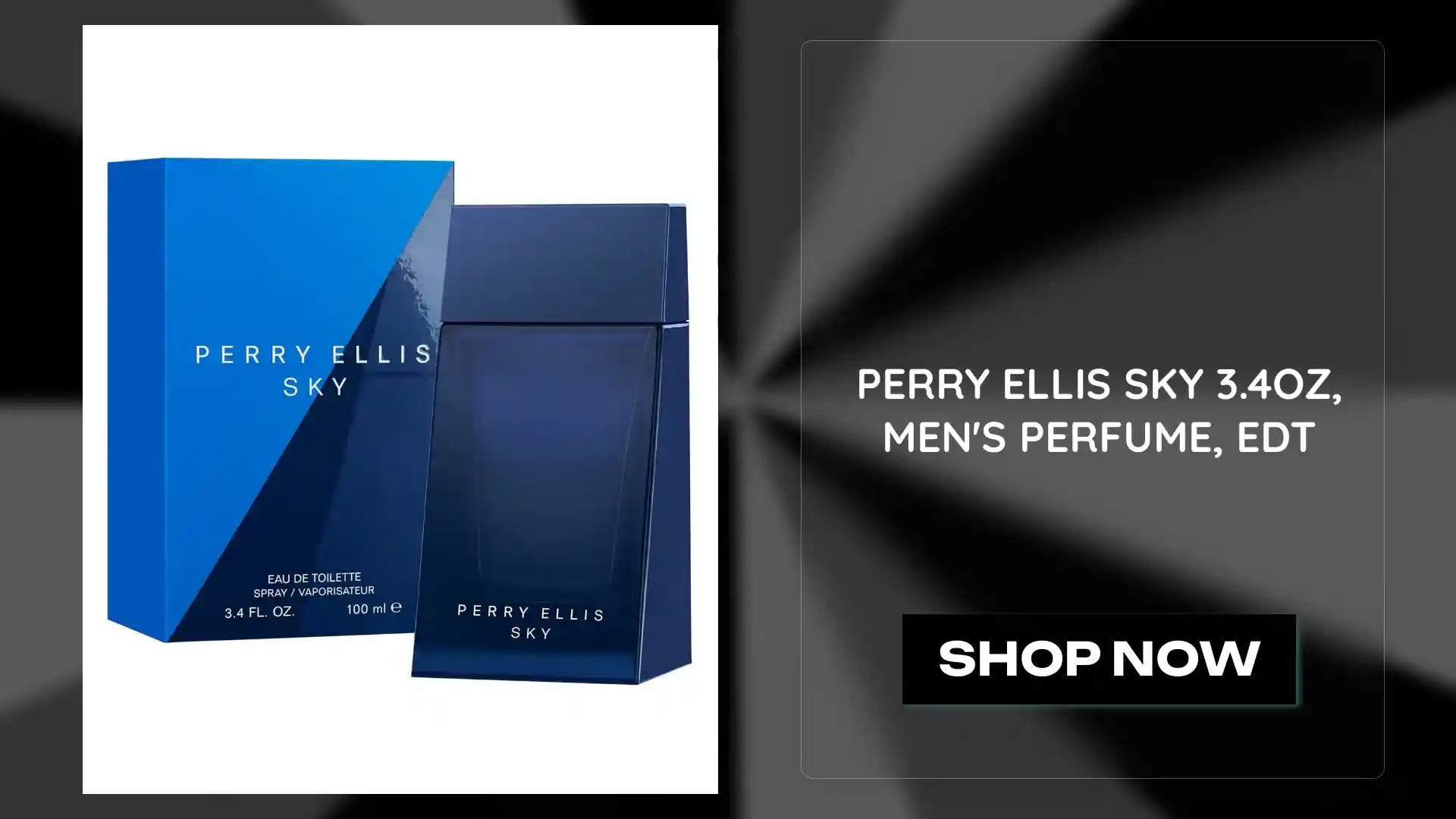 PERRY ELLIS SKY 3.4OZ, MEN&#039;S PERFUME, EDT by@Outfy