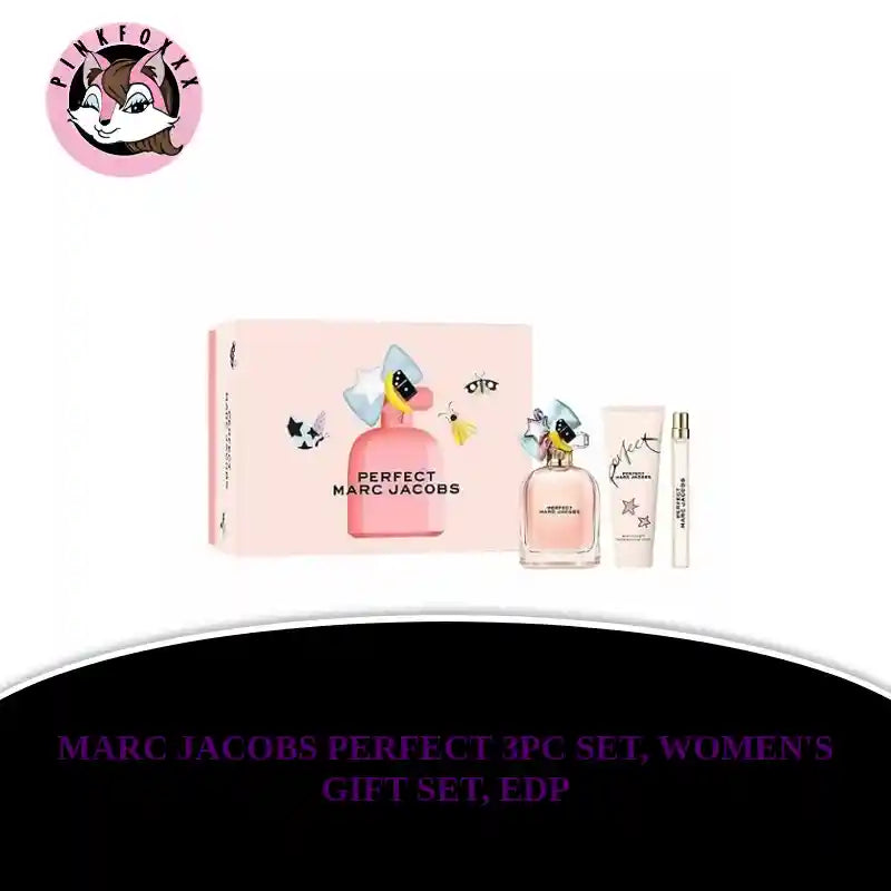 MARC JACOBS PERFECT 3PC SET, WOMEN&#039;S GIFT SET, EDP by@Outfy