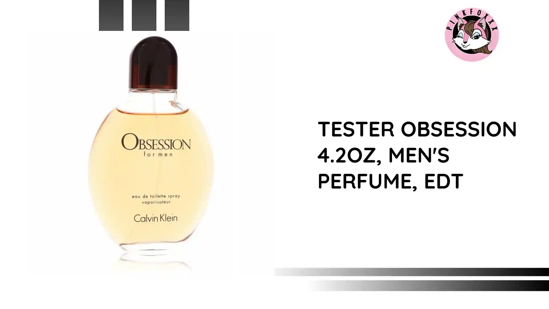 TESTER OBSESSION 4.2OZ, MEN&#039;S PERFUME, EDT by@Outfy