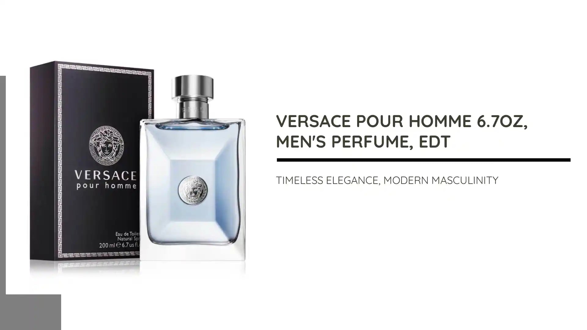 VERSACE POUR HOMME 6.7OZ, MEN&#039;S PERFUME, EDT by@Outfy
