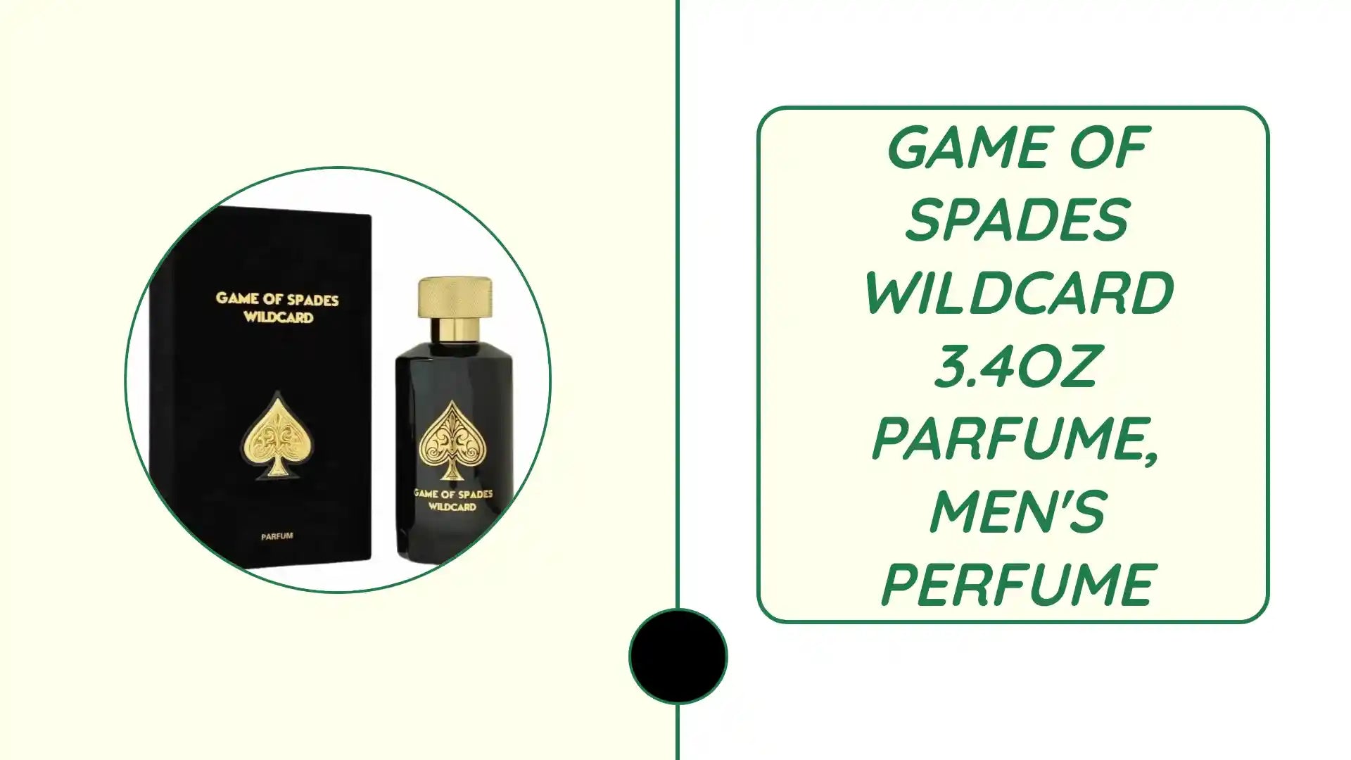 GAME OF SPADES WILDCARD 3.4OZ PARFUME, MEN&#039;S PERFUME by@Outfy
