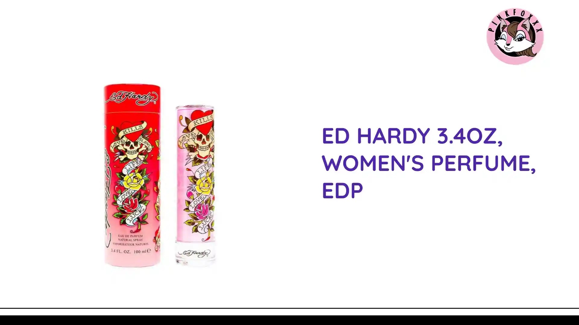 ED HARDY 3.4OZ, WOMEN&#039;S PERFUME, EDP by@Outfy