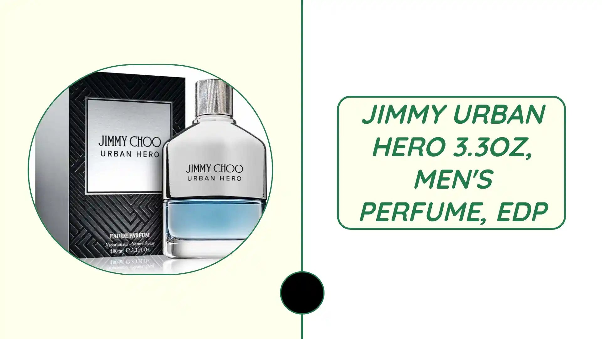 JIMMY URBAN HERO 3.3OZ, MEN&#039;S PERFUME, EDP by@Outfy