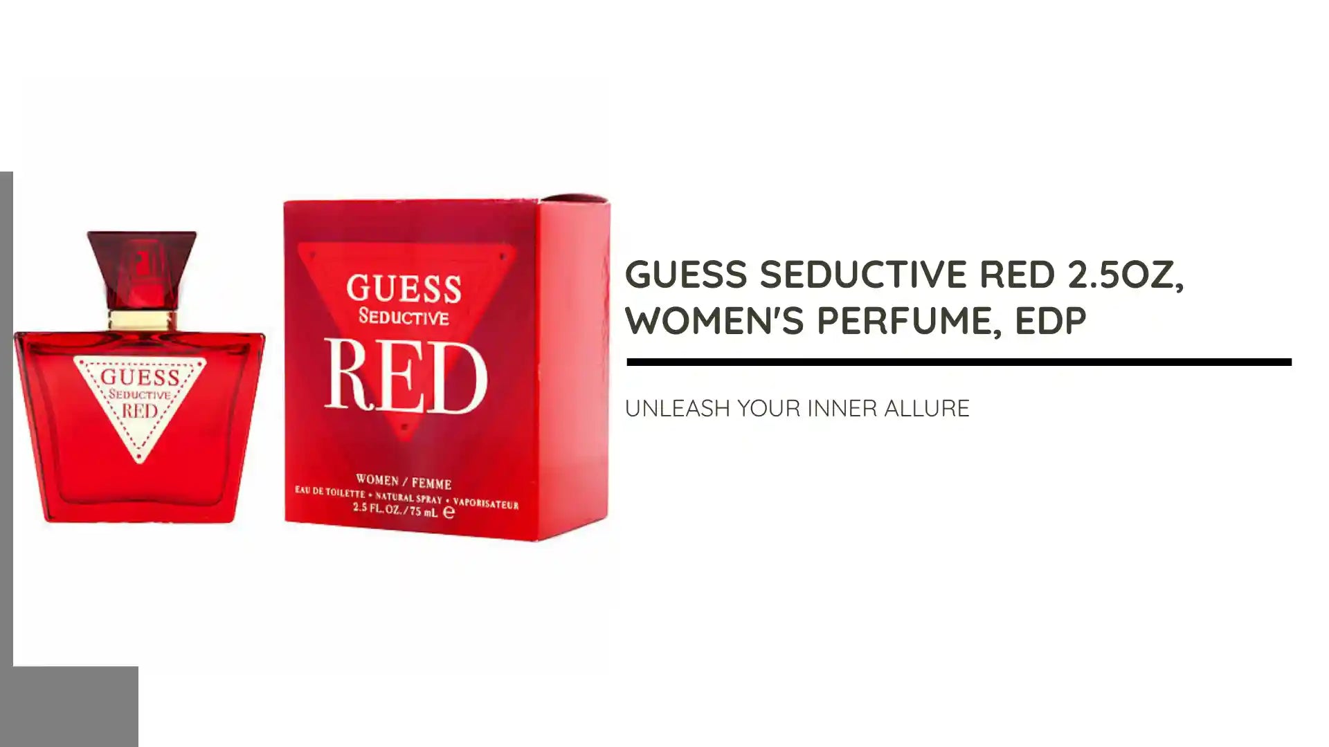 GUESS SEDUCTIVE RED 2.5OZ, WOMEN'S PERFUME, EDP by@Outfy