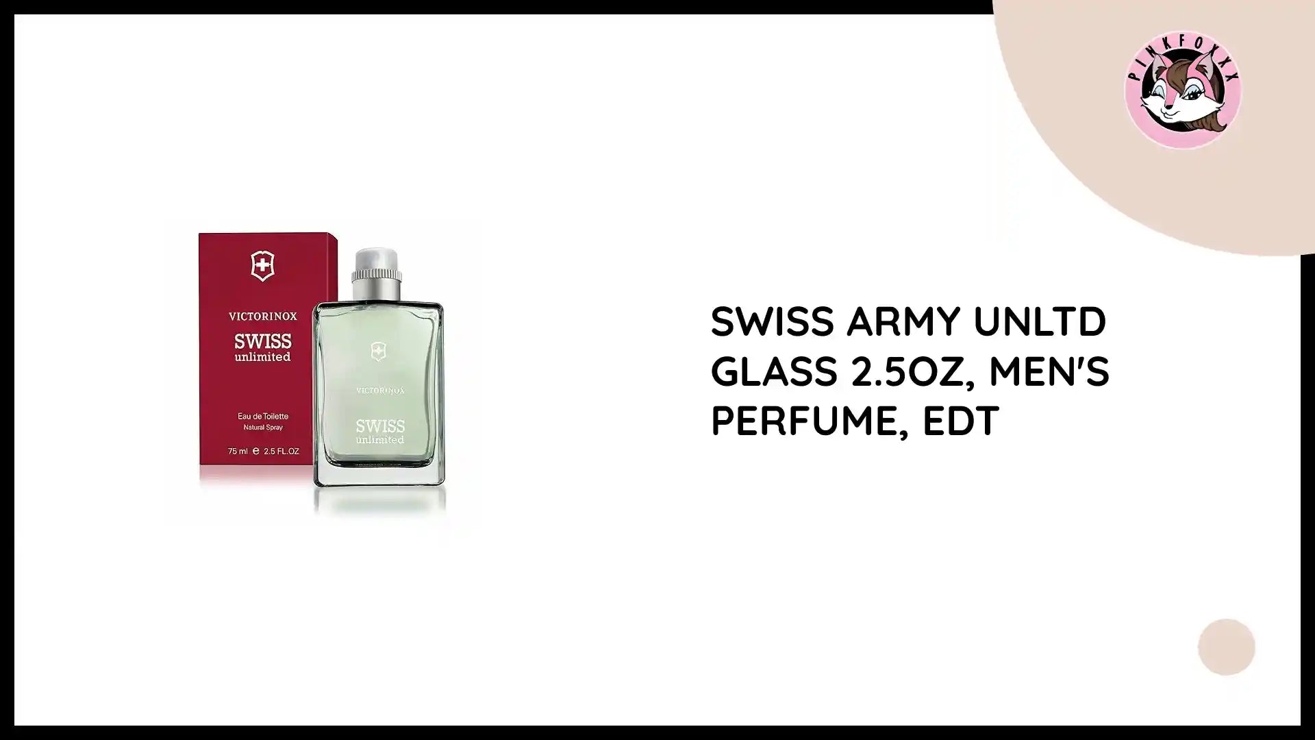 SWISS ARMY UNLTD GLASS 2.5OZ, MEN&#039;S PERFUME, EDT by@Outfy