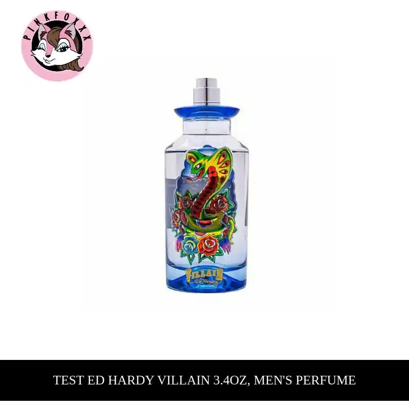 TEST ED HARDY VILLAIN 3.4OZ, MEN&#039;S PERFUME by@Outfy