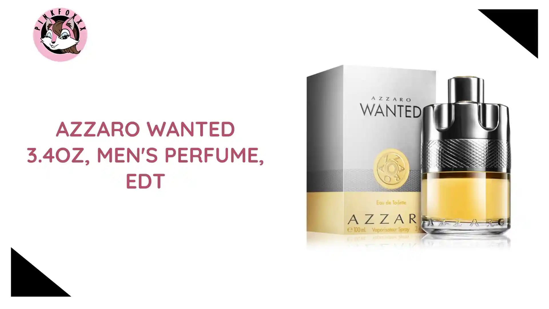 AZZARO WANTED 3.4OZ, MEN&#039;S PERFUME, EDT by@Outfy