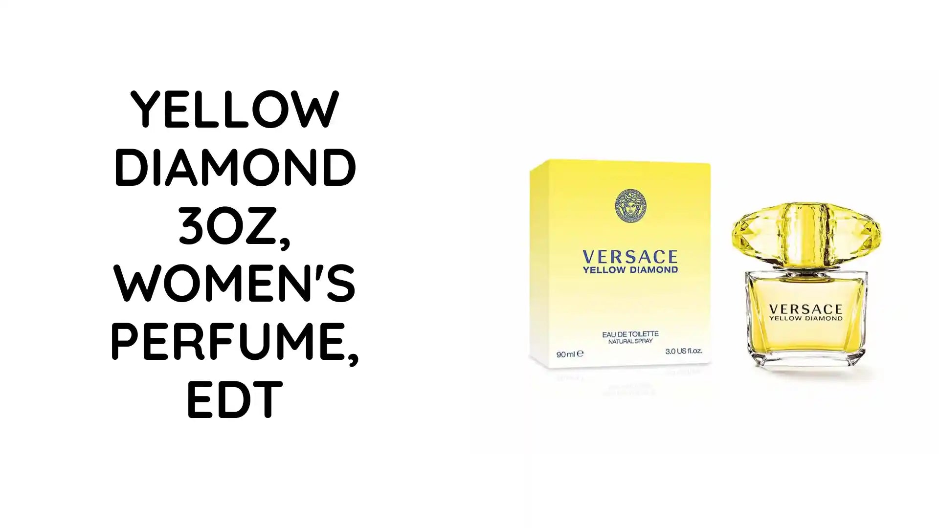 YELLOW DIAMOND 3OZ, WOMEN&#039;S PERFUME, EDT by@Outfy