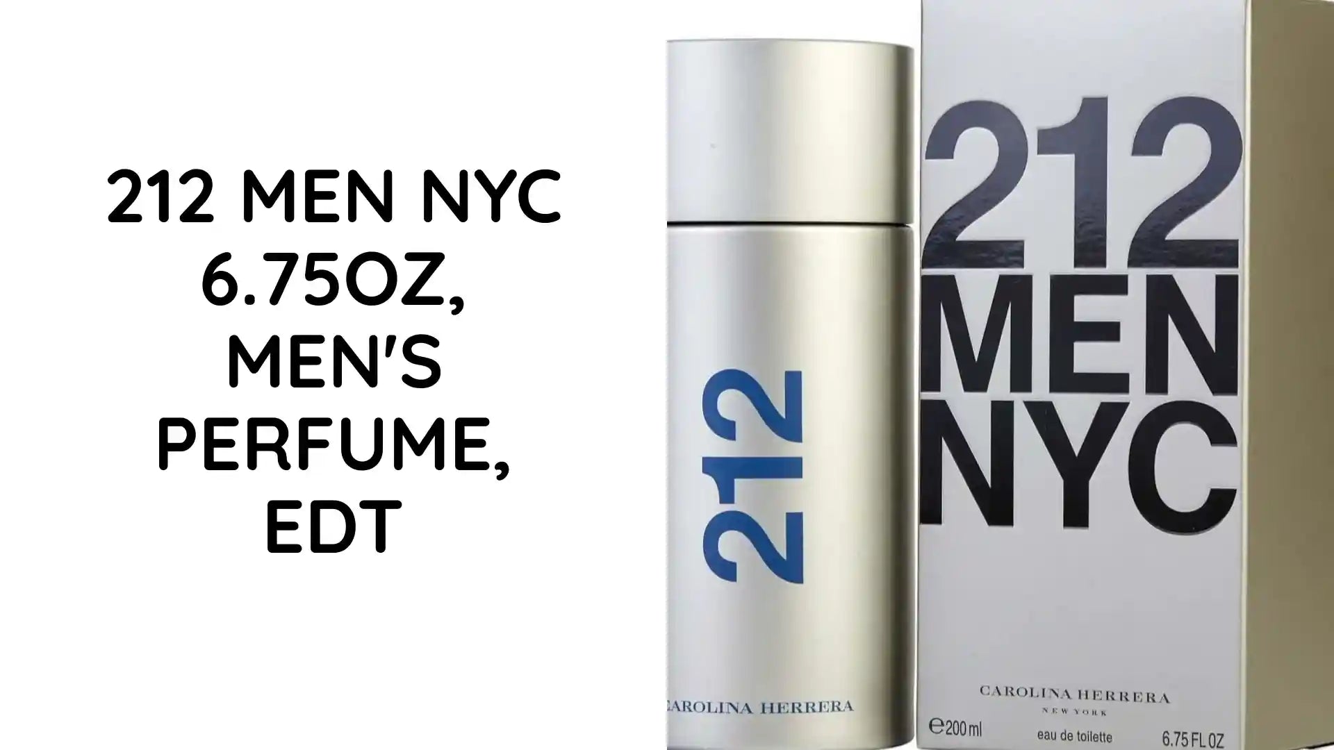 212 MEN NYC 6.75OZ, MEN&#039;S PERFUME, EDT by@Outfy