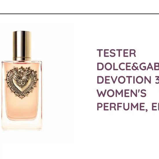 TESTER DOLCE&amp;GABBANA DEVOTION 3.3OZ, WOMEN&#039;S PERFUME, EDP by@Outfy