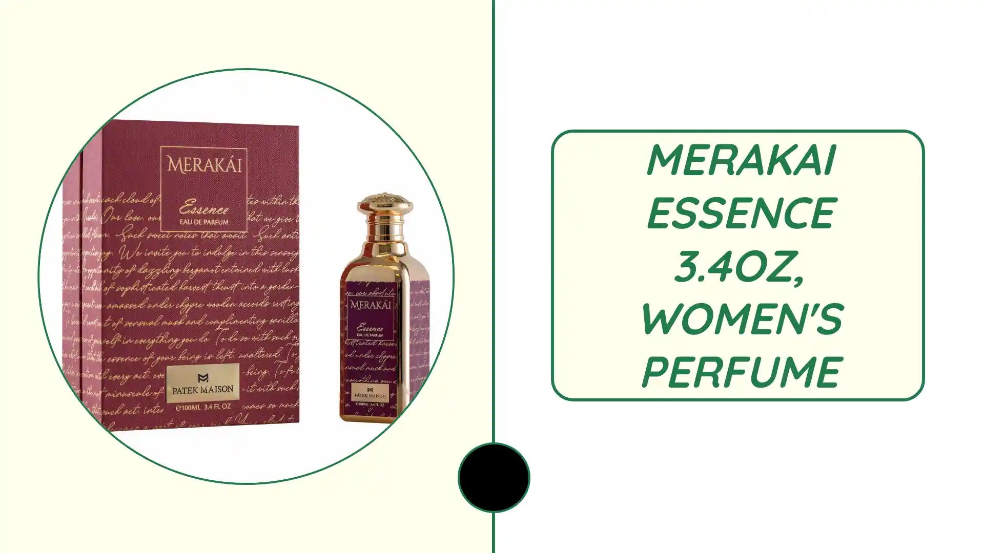 MERAKAI ESSENCE 3.4OZ, WOMEN&#039;S PERFUME by@Outfy