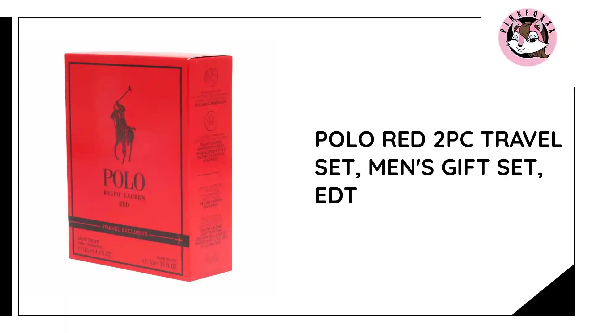 POLO RED 2PC TRAVEL SET, MEN&#039;S GIFT SET, EDT by@Outfy