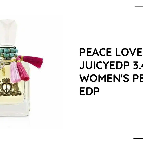 PEACE LOVE &amp; JUICYEDP 3.4OZ, WOMEN'S PERFUME, EDP by@Outfy