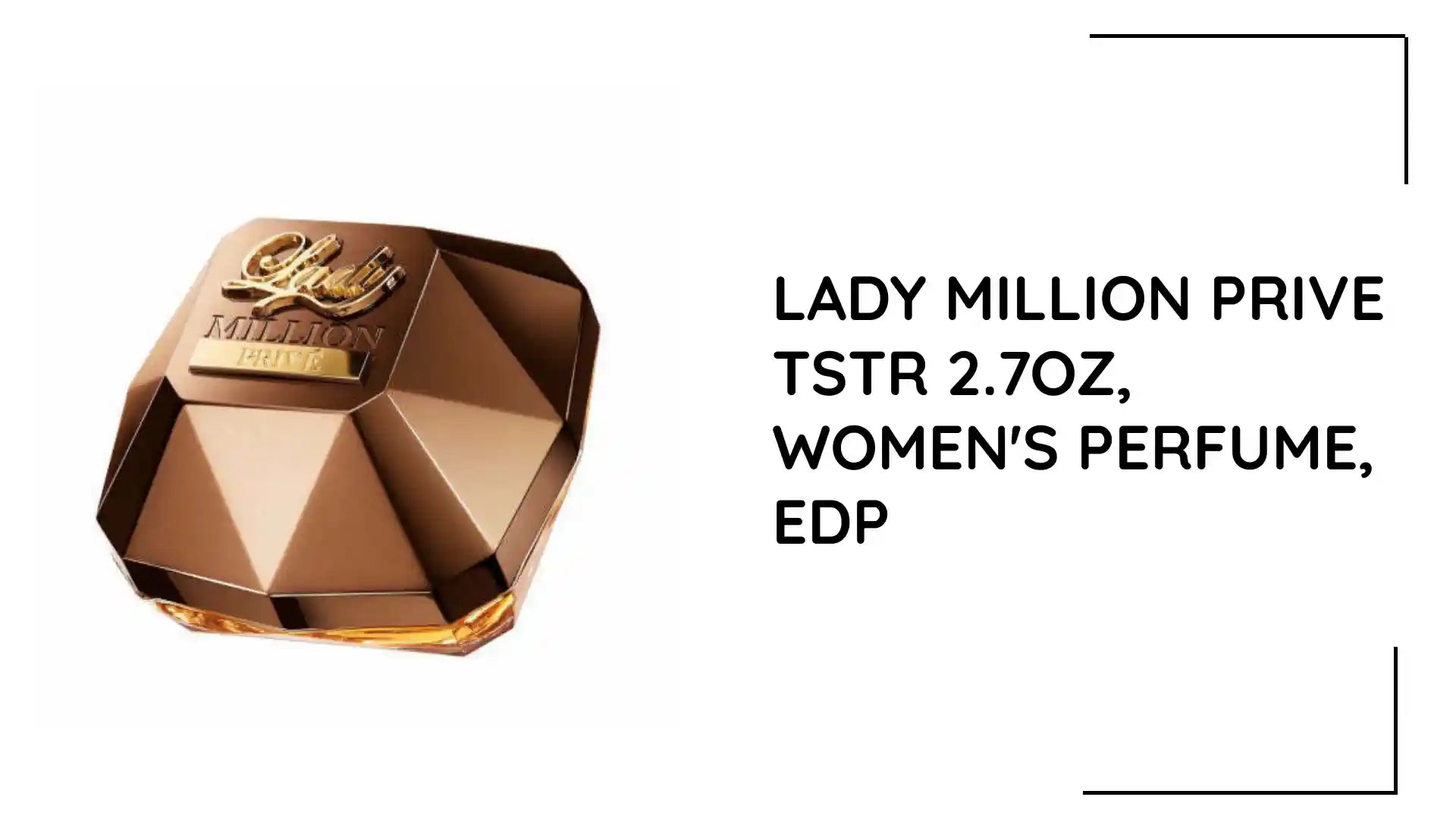 LADY MILLION PRIVE TSTR 2.7OZ, WOMEN&#039;S PERFUME, EDP by@Outfy