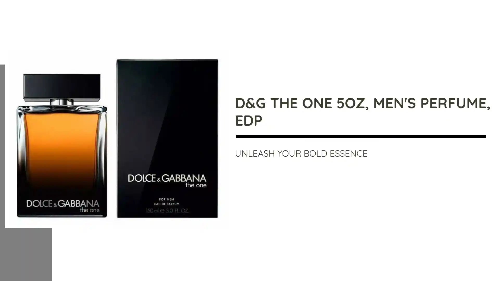D&amp;G THE ONE 5OZ, MEN&#039;S PERFUME, EDP by@Outfy