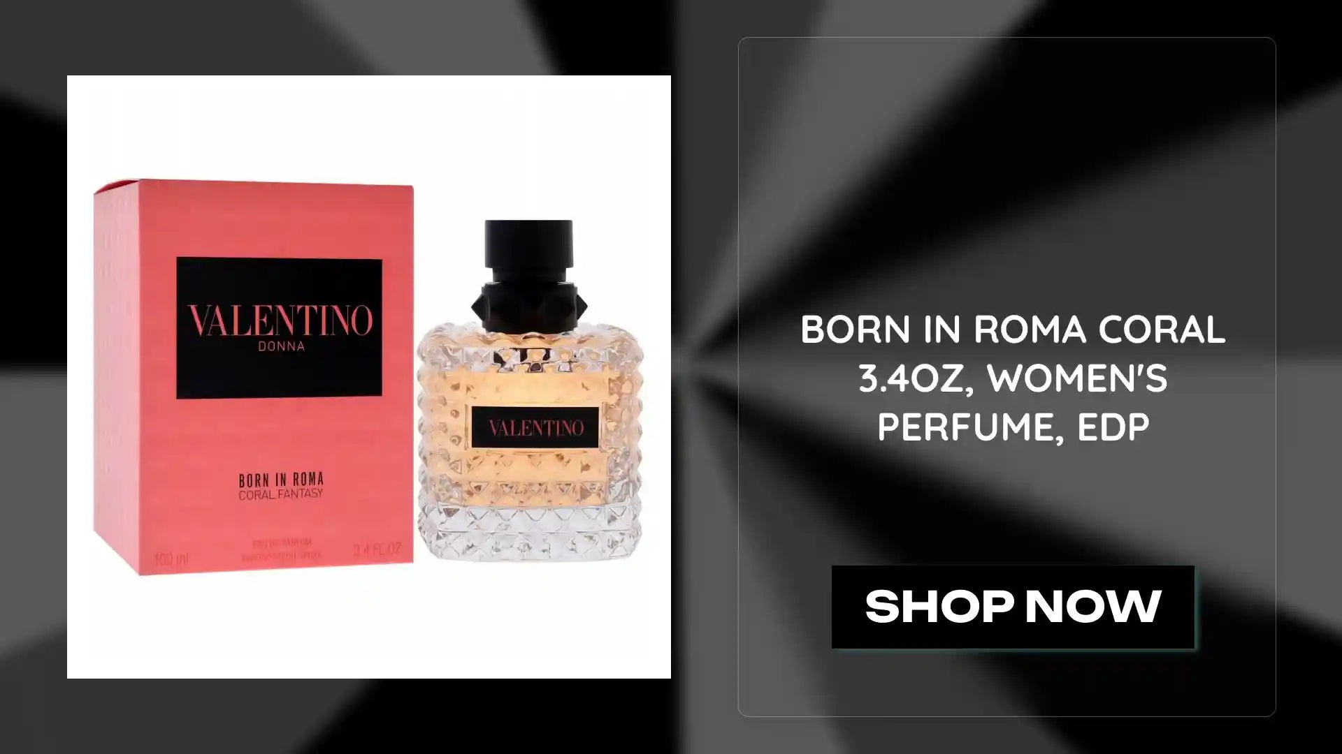 BORN IN ROMA CORAL 3.4OZ, WOMEN&#039;S PERFUME, EDP by@Outfy