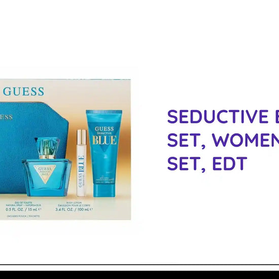 SEDUCTIVE BLUE 4PC SET, WOMEN&#039;S GIFT SET, EDT by@Outfy