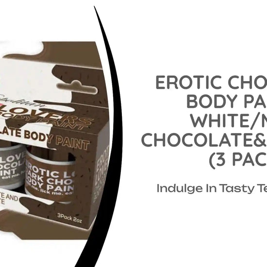 Erotic Chocolate Body Paints White/Milk Chocolate&amp;Strawberry (3 Pack) by@Outfy