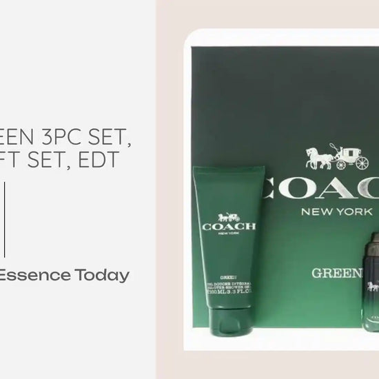 COACH GREEN 3PC SET, UNISEX GIFT SET, EDT by@Outfy