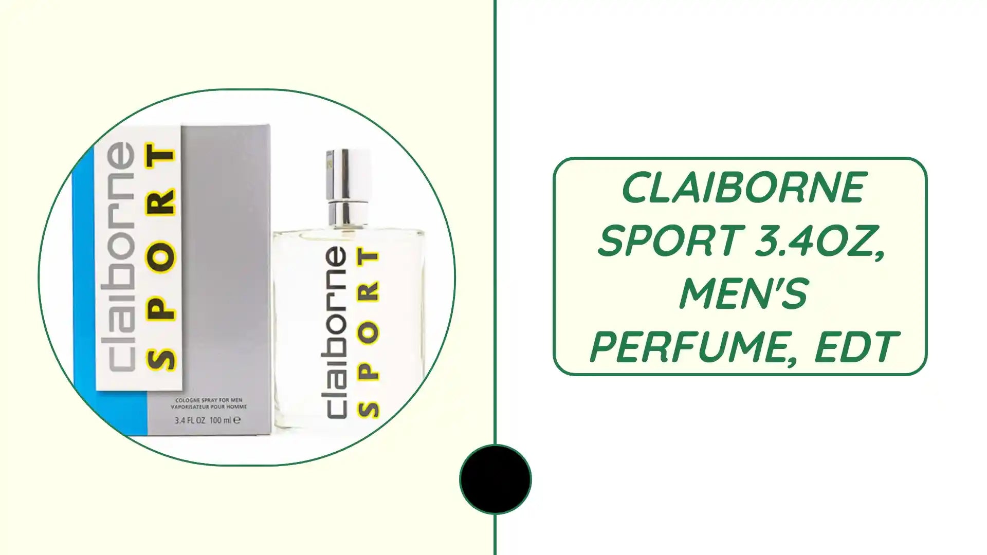 CLAIBORNE SPORT 3.4OZ, MEN&#039;S PERFUME, EDT by@Outfy