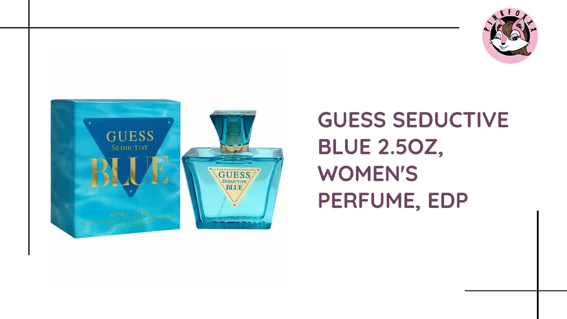 GUESS SEDUCTIVE BLUE 2.5OZ, WOMEN&#039;S PERFUME, EDP by@Outfy