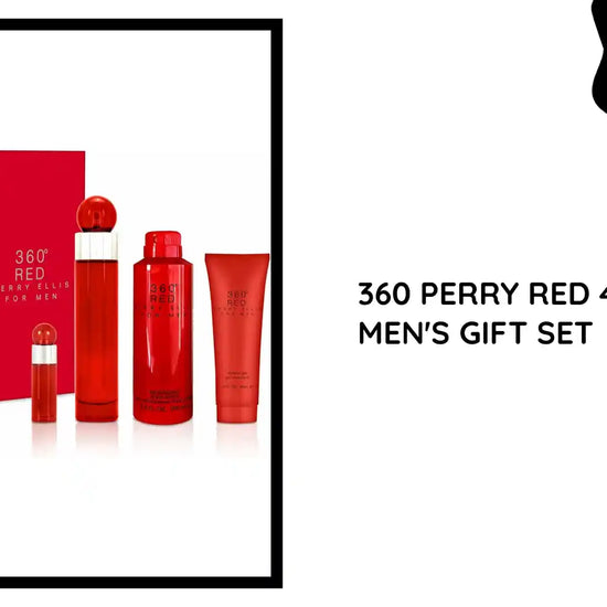 360 PERRY RED 4PC SET, MEN&#039;S GIFT SET by@Outfy