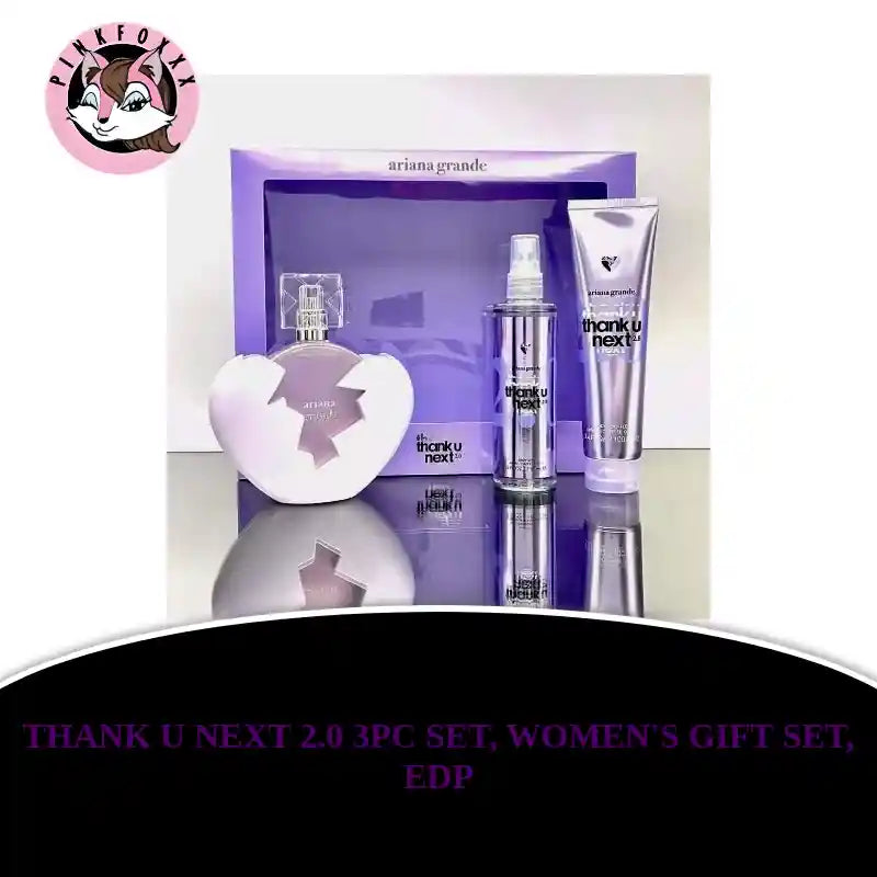 THANK U NEXT 2.0 3PC SET, WOMEN&#039;S GIFT SET, EDP by@Outfy