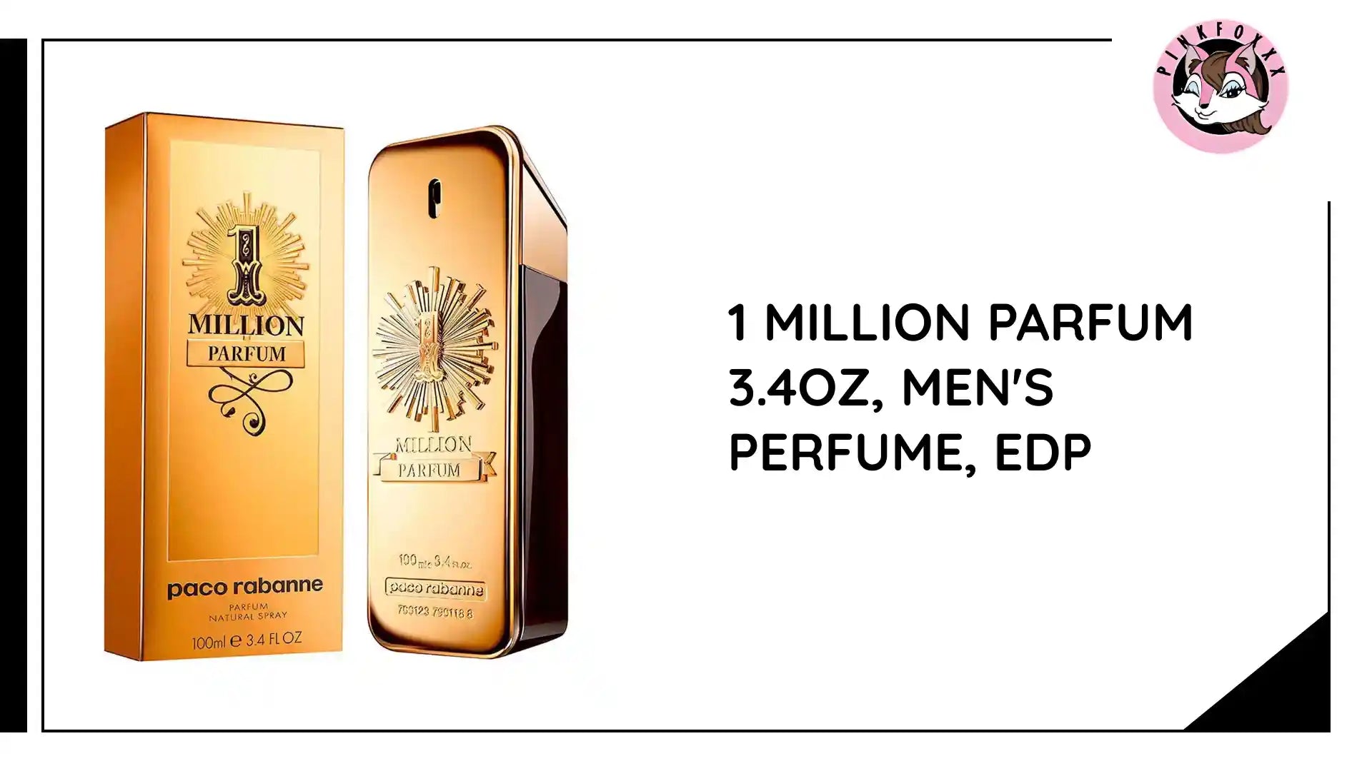 1 MILLION PARFUM 3.4OZ, MEN&#039;S PERFUME, EDP by@Outfy