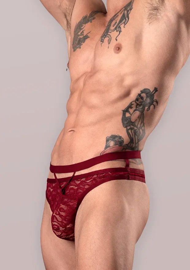 Lucifer Cut Out Strappy Thong