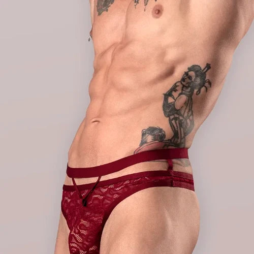 Lucifer Cut Out Strappy Thong