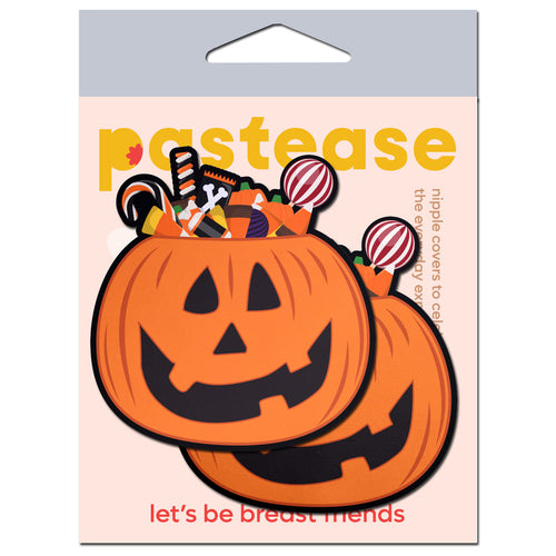 PASTEASE TRICK OR TREAT PUMPKIN W/ CANDY - PASPUMCND