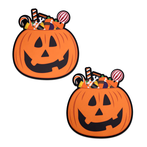 PASTEASE TRICK OR TREAT PUMPKIN W/ CANDY - PASPUMCND