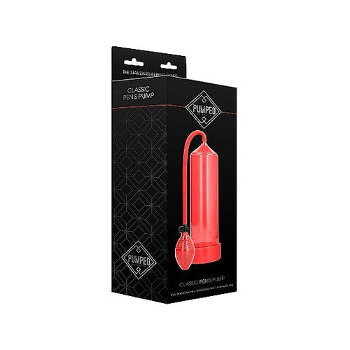 PUMPED CLASSIC PENIS PUMP RED - SHTPMP001RED