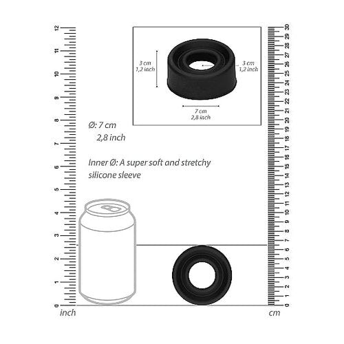 PUMPED PUMP SLEEVE LARGE BLACK - SHTPMP028BLK