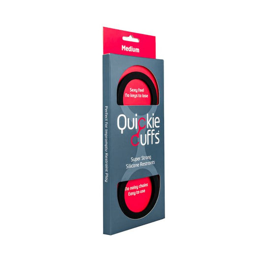 Quickie Cuffs Black (Medium) (case qty: 12) - USQCMB